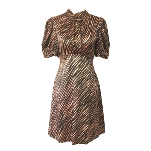 BETSEY‎ JOHNSON VINTAGE SILK DRESS - Picture 3 of 10